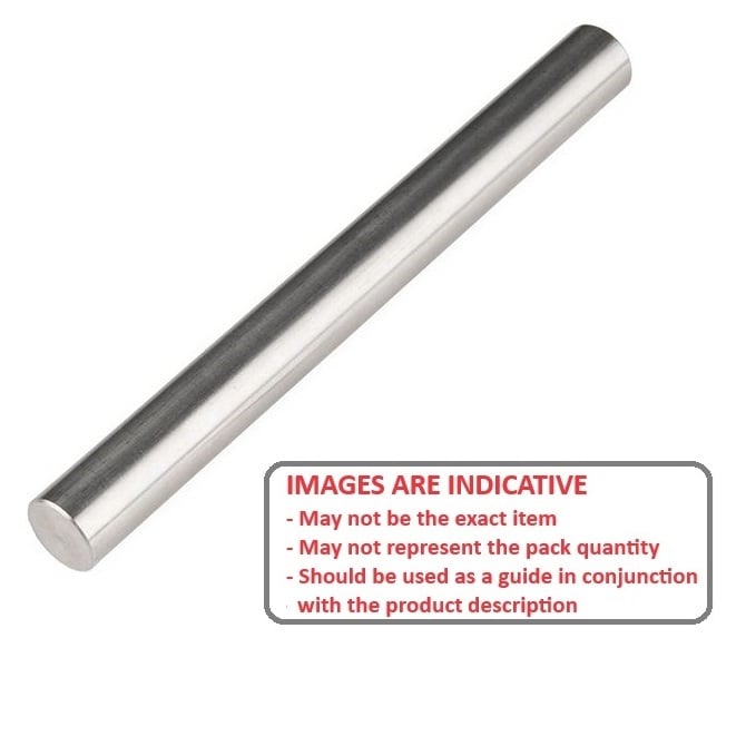 Shafting    8 x 400 mm  - Precision Ground High Carbon Steel - MBA  (Pack of 1)