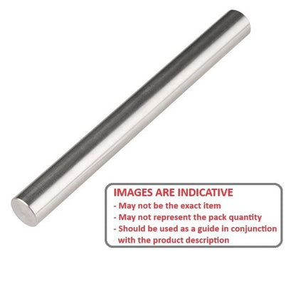 Shafting    9.525 x 609.6 mm  - Precision Ground High Carbon Steel - MBA  (Pack of 1)