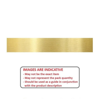 Strip    0.813 x 12.7 x 914 mm  - Shim Brass - MBA  (Pack of 1)