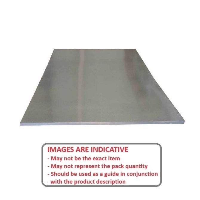 Shim    1 x 300 x 200 mm  - Single Sheet Cold Rolled Steel - MBA  (Pack of 1)