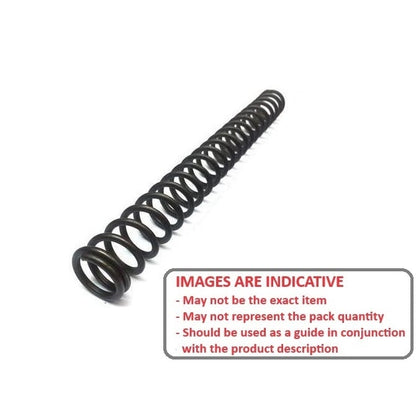 Compression Spring    7.92 x 914 x 1.04 mm  -  Springsteel Music Wire - MBA  (Pack of 1)