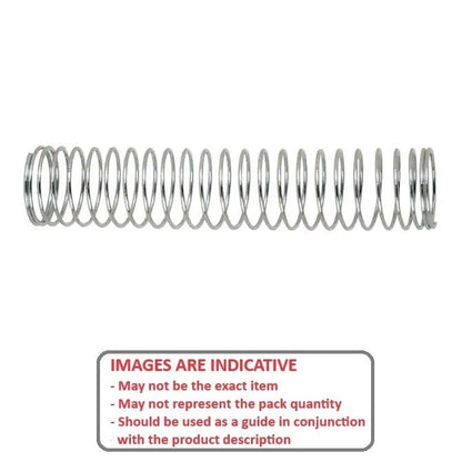 Compression Spring    2 x 5 x 0.200 mm 304 Stainless - MBA  (Pack of 5)