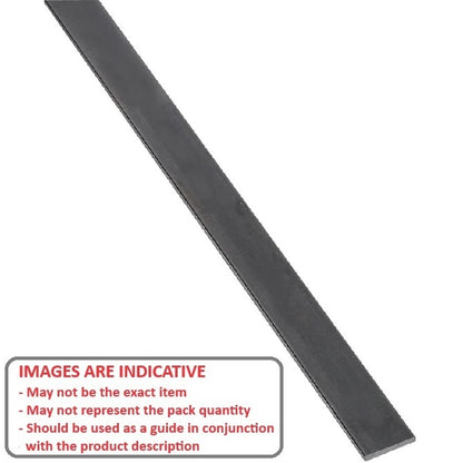 Spring Steel Strip    1.2 x 6.4 x 500 mm Spring Steel - MBA  (Pack of 1)