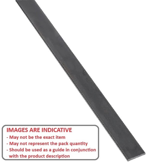 Spring Steel Strip    1.2 x 52 x 500 mm Spring Steel - MBA  (Pack of 1)