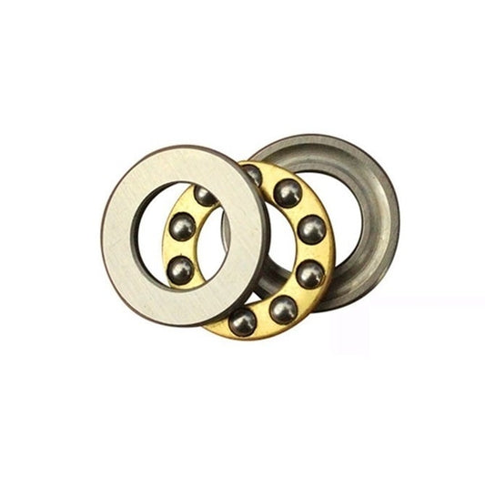 Thrust Bearing   10 x 18 x 5.5 mm  - 3 Piece Grooved Washer Type Chrome Steel - Brass Retainer - MBA  (Pack of 1)