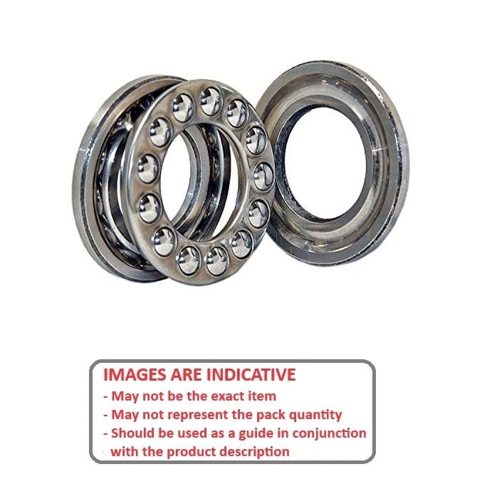 Thrust Bearing   10 x 26 x 11 mm  - 3 Piece Grooved Washer Type Stainless 420 Grade - Economy - ECO  (Pack of 400)