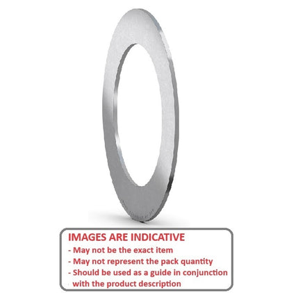 Thrust Bearing   10 x 24 x 1.05 mm  - Roller Washers Only Carbon Steel - MBA  (Pack of 10)