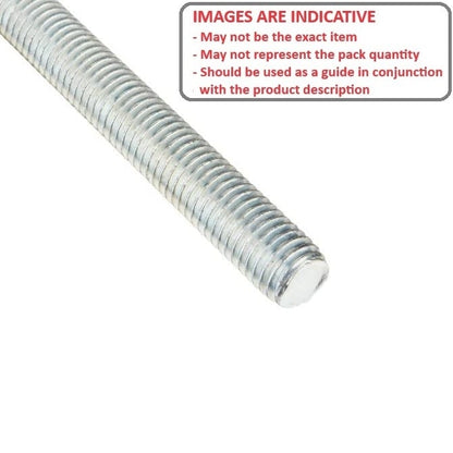 Allthread Threaded Rod    3-8-16 BSW x 914.4 mm  -  Mild Steel Zinc Plated - MBA  (Pack of 15)