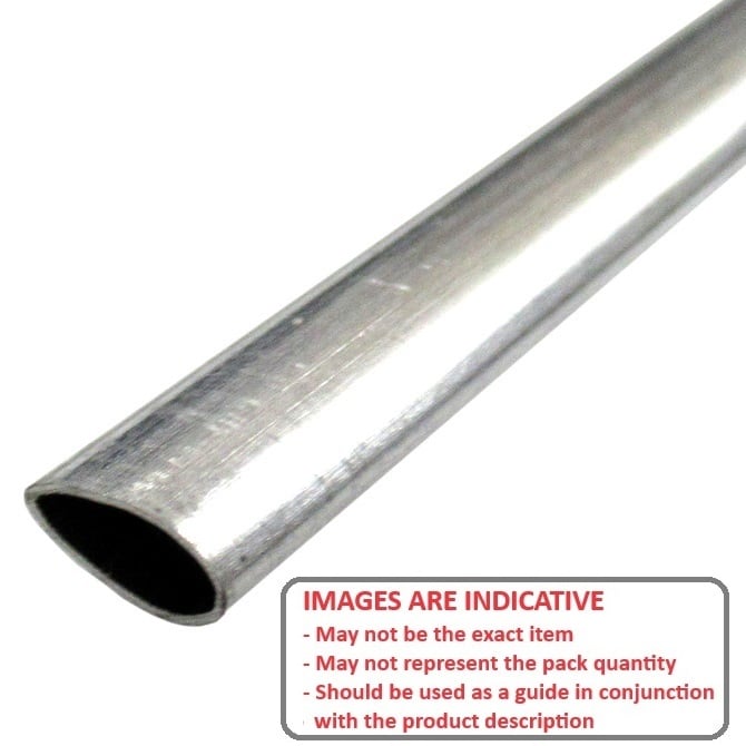 Streamline Tube    7.94 x 880 mm  -  Aluminium - MBA  (Pack of 1)