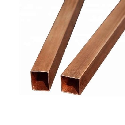 Square Tube    3.18 x 2.46 x 300 mm  -  Copper - MBA  (Pack of 1)