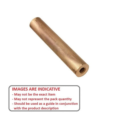 Round Tube  152.4 x 114.3 x 165.1 mm  -  Bronze SAE841 Sintered - MBA  (Pack of 1)