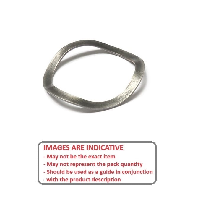 W0140-T-016-016-W3-S400 Spring Washer (Bulk Pack of 100)