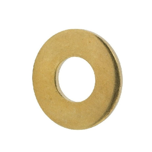 Flat Washer    6 x 12.5 x 1 mm  -  Brass - MBA  (Pack of 100)