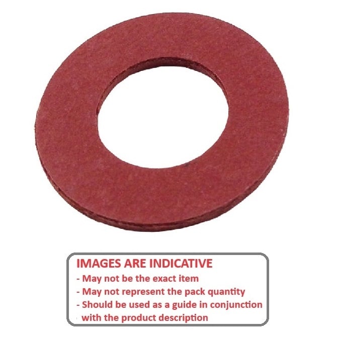 Flat Washer    3.969 x 9.525 x 1.59 mm  -  Fibre - MBA  (Pack of 500)