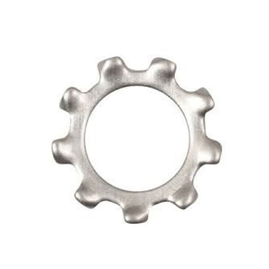 Lock Washer    2.5 x 6.4 x 0.4 mm  - External Tooth Stainless 303-304 - 18-8 - A2 - MBA  (Pack of 50)