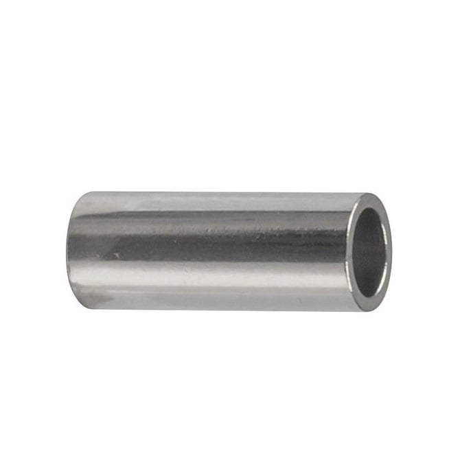 Round Spacer    5 x 10 x 30 mm  - Through Bore Brass Nickel Plated - MBA  (Pack of 1)