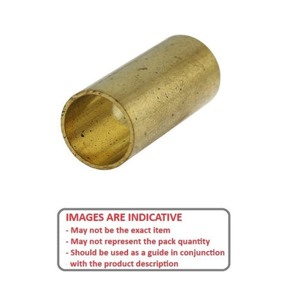 Round Spacer    4.88 x 9.525 x 9.53 mm  - Through Bore Brass - MBA  (Pack of 118)